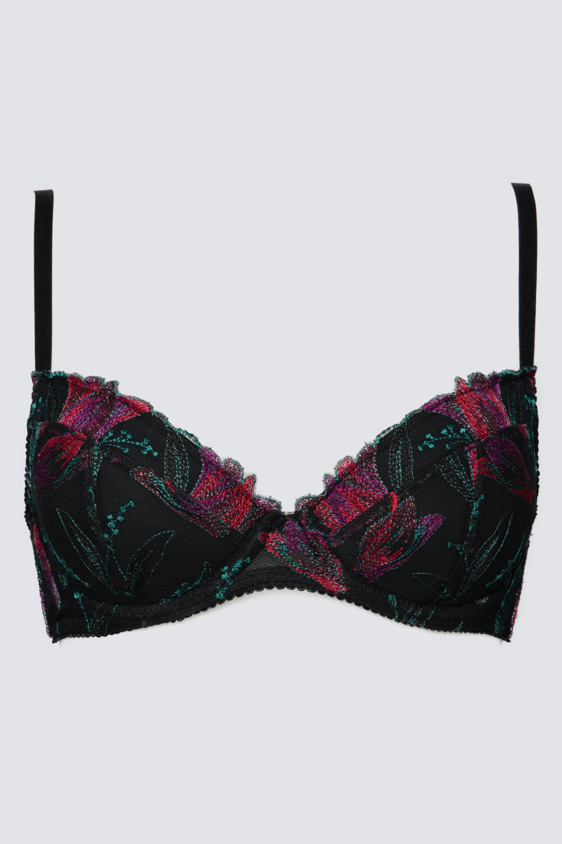 Shaped Plunge Underwire Bra - color